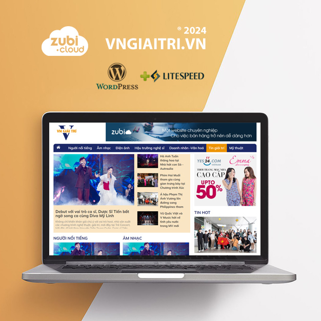 Zubi Cloud hop tac thiet ke Website trang tin dien tu vngiaitri.vn 1