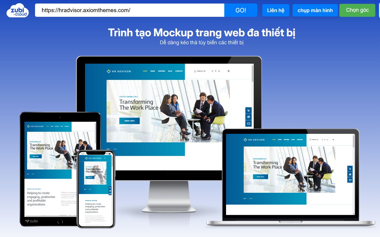 Human Resources Website Templates 2