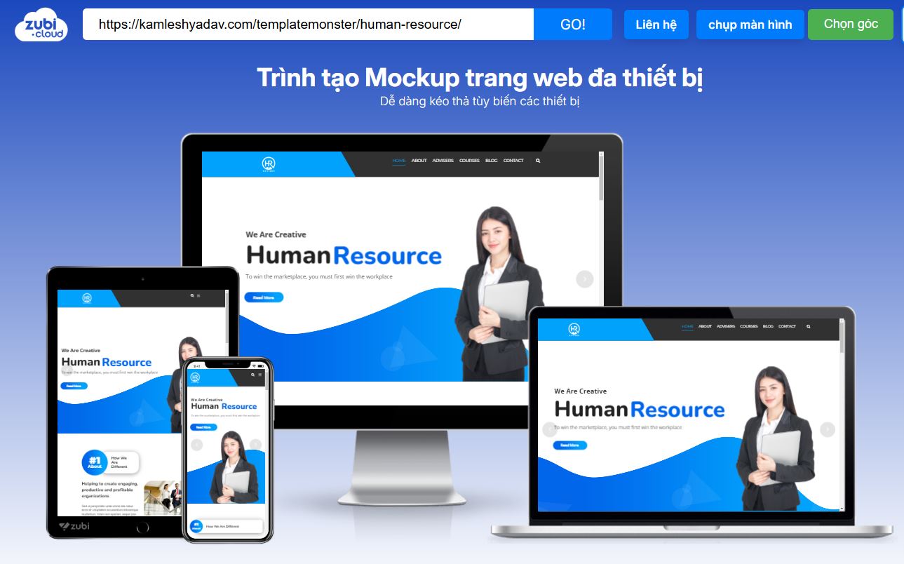 Human Resources Website Templates 6