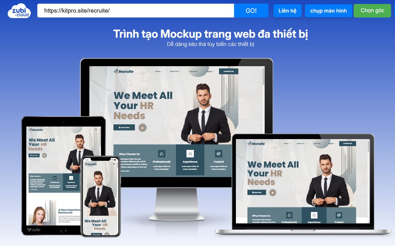 Human Resources Website Templates 7