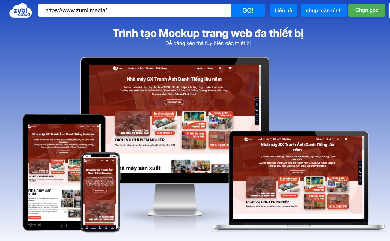 thiet ke web zumimedia