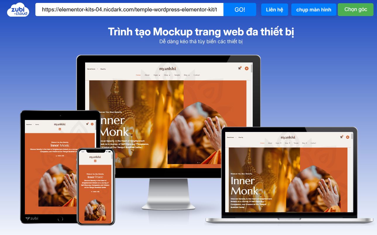 Thiet Ke Website Phat Giao Dep Tren Nen Tang WordPress Voi Elementor 3